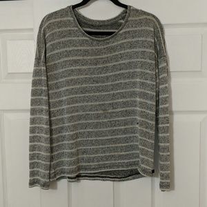 Striped sweater shirt